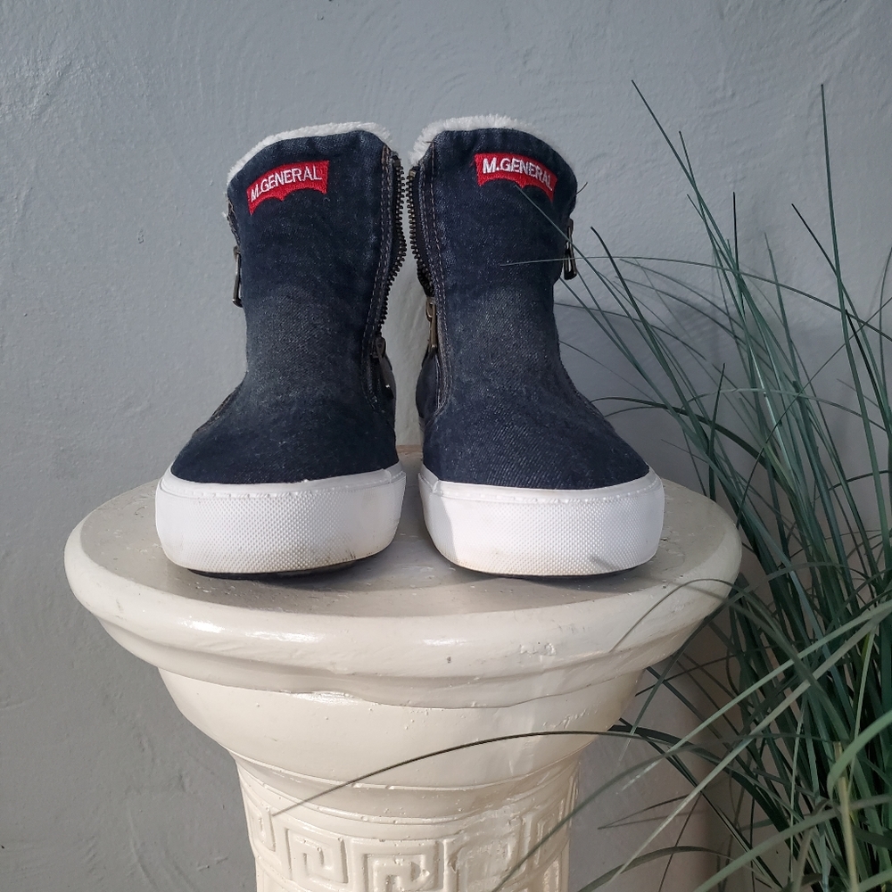 👟 Insulated Blue jean shoes - Picture 3 of 5